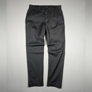 NWT Banana Republic Slim Fit Core Temp Chino Pants Black/Charcoal W31 L30
